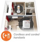 Vtech Sn5147 Amplified Corded Cordless Phone Loud Big Buttons