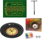 Roulette Wheel Game Set Casino Game Set With 60 Chips game Table Mat roulette   