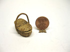 Dollhouse Miniature Artist 1 2 Scale Picnic  Basket  85