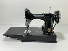 Vintage 1937 Singer Featherweight 221 Portable Electric Sewing Machine In Case