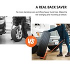 Adjustable Tire Dolly  330lbs Capacity Wheel Roller Cart W  3-level Positioning