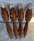 4 Vtg Balusters Wood Architectural Salvage Spindle Post 14 75    Tall Crafter