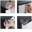Paquete De 12 Protectores De Esquinas Para Beb  s Y Mesas 