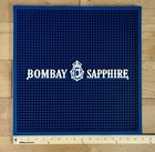 Bombay Sapphire Gin Rubber Service Wait Station Large Square Bar Spill Mat  new 