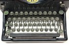 1931 Royal Model 10 Manual Typewriter Glass Keys Black Antique Usa X-1415421