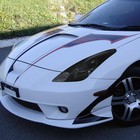 For 2000-2005 Toyota Celica Led Drl Projector Headlights Pair Black Smoke