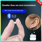Invisible Earphones Mini Headphones V5 2 Bluetooth Tws In-ear Earbuds Noise Redu