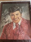 Genuine Liberace Hand Signed Autographed Oil On Canvas Print In Fine Wood Frame