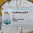 Marmalade    Cotton Kids Hooded Bath Towel And Wash Mitt Set Tiger 25  X 50  New