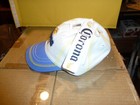 Corona Extra Beer Logo Baseball Cap Hat  White  blue W yellow  Trim Adjustable