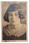 Antique Photo Pretty Woman African American Black Sepia Portrait Family 1920s