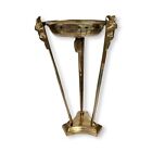 Vintage Empire Brass Incense Burner Ram Heads - Gothic Occult Altar Decor 20   x7   