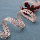 French Antique Bobbin Lace Trim Cotton Dentelle Du Puy En Velay Ribbon Vintage