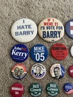 Vintage 40 Lot Political Campaign Pin Button Pinback Presidents Nixon Kennedy