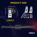 Ultra Slim 44 inch Curved Led Light Bar For Can-am Commander 1000r 800r Pk 42 