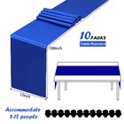10 Pcs Satin Table Runner 12x108 Inch For Wedding Party Banquet Decoration