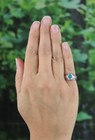 Sterling Silver Turquoise Ring Size 2 Teen Child