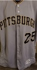 Gregory Polanco 2018 Pirates Game Used Road Jersey 500th Hit Mlb