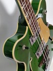 4-string Right-handed Semi-hollow Body Electric Bass Guitar  Dark Green Jazz Bas