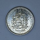 1960 Venezuela 1 Un Bolivar Silver Bu Uncirculated Coin  sa35