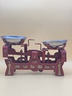 Antique Kuleli Cast Iron Scale Red   Gold - Kuleli Stamped Trays