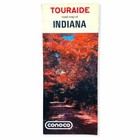 Vintage Conoco Paper Road Map 1970 Indiana