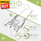 Sliding Cabinet Locks  4-pack  8 Inch  Multi-purpose Child Safety Lock By  - No