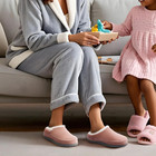 Women s Moselle Fuzzy Moccasin House Slippers Memory Foam Indoor
