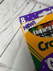 Nos New - Vintage 1994 Crayola Glitter Crayons 8-count With Metallic Wrapping