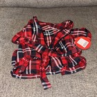 Build-a-bear red-plaid Robe Plus Slippers Read