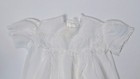 Antique Edwardian Baby Christening Gown -cotton Eyelet Lace Detailing