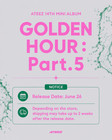 Presale  ateez  Golden Hour   Part 5 Pob Photocard