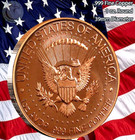  1964 Kennedy Half Dollar  1 Oz  999 Copper Round