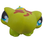 Lps  393 Turtle Littlest Pet Shop Around The World Vtg 2006 Green Gen 1 Blue Eye