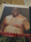 Umaga Signed 8x10 Wwe Wwf Posed