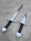 Hand Forged Carbon Steel Medieval  Battle Ready  Knights Templar Sword   Dagger