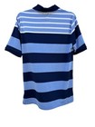 Polo Ralph Lauren Performance Golf Shirt Youth Xl  18-20  Blue Stripe Flaw