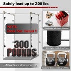 Heavy-duty Overhead Garage Storage Lift Hoist For Organization  Without Deck