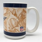        Vintage Nfl Dallas Cowboys Football Collectible Ceramic Coffee Tea Cup Mug