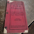 Rare Tractors Parts Price Catalog Agricultural Implements   Tools B  Hayman Co 