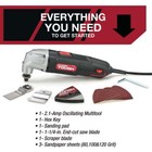 New Condition 2 1 Amp Corded Oscillating Multi-function Tool  Variable Speed Us