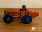Tin Friction Drive Marx Toy N0  61 Race Car Vintage Toy Racer Aa-97