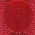 2019 Starbucks Hot Pink Studded Plastic Tumbler Cold Cup Limited Edition 24 Oz