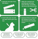 Amazon Basics Flea   Tick Topical Treatment For Cats - 3 Waterproof Applications