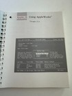 Vintage  1986 Apple Ii Using Appleworks Manual Vintage Computing
