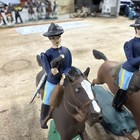 Vintage Britains American Civil War Cavalry Soldiers Custom Union Set Acw X6