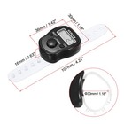 Finger Tally Counter 0-99999 5 Digital Led Display With Case For Sports Black