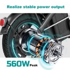 14  Folding Electric Bike For Adults Teens  560w 48v 10 4ah  Commuter City    