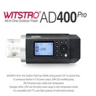 Godox Ad400 Pro Ad400pro All-in-one Outdoor Flash 400ws With 21 6v 2600mah Li   