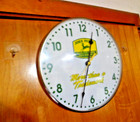 Vtg John Deere Reproduction Wall Clock By Yoder Ycw 1997 Works   Looks Great